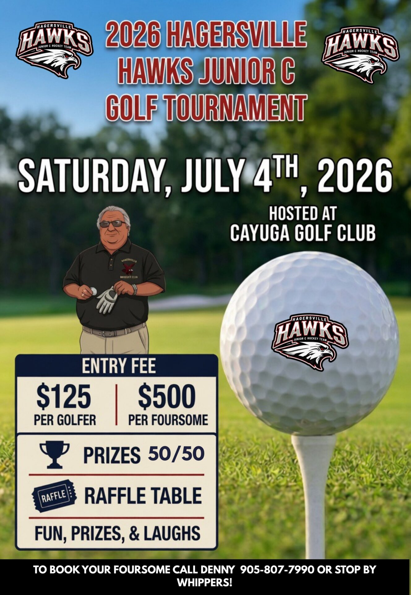 REGISTER NOW FOR THE 2026 HAWKS GOLF TOURNAMENT!!